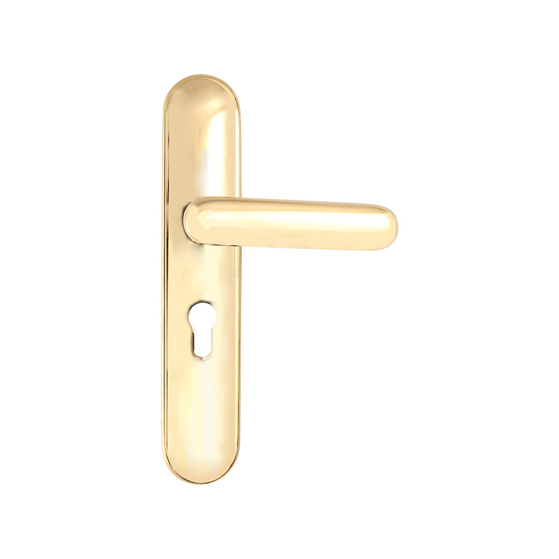 76-66 Chinese style all copper rounded edge silent universal bedroom one-piece lock