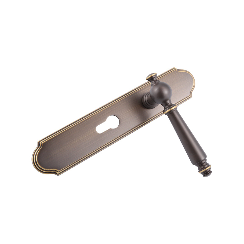 513-313 Pure copper French retro silent indoor bedroom door lock