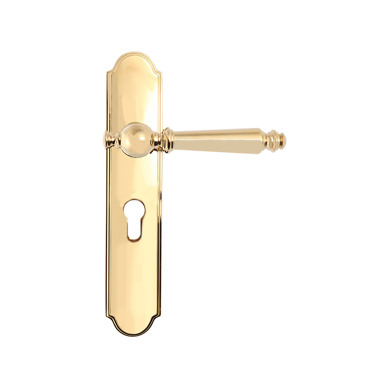 513-313 Pure copper French retro silent indoor bedroom door lock