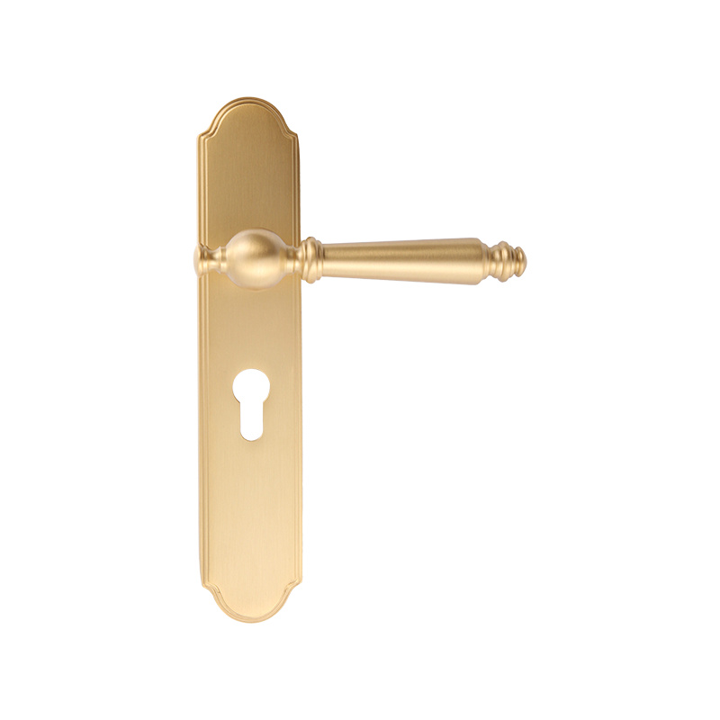 513-313 Pure copper French retro silent indoor bedroom door lock