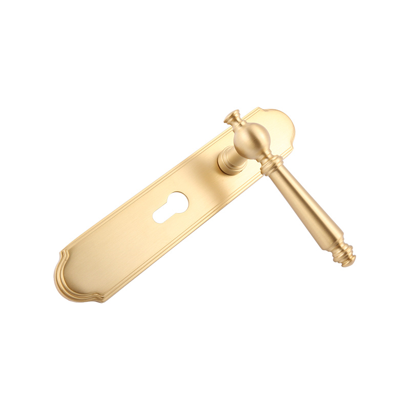 513-313 Pure copper French retro silent indoor bedroom door lock