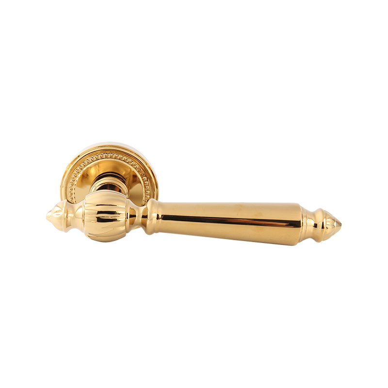 105-218 Retro French golden bedroom silent split door lock