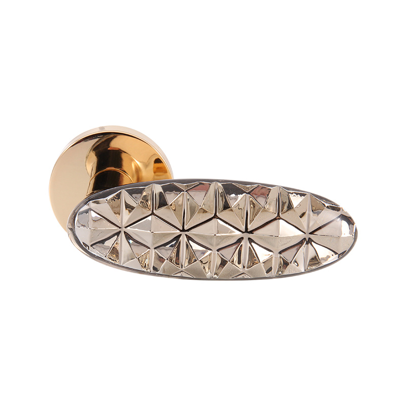 21-88 Light luxury simple Nordic cream style crystal split lock