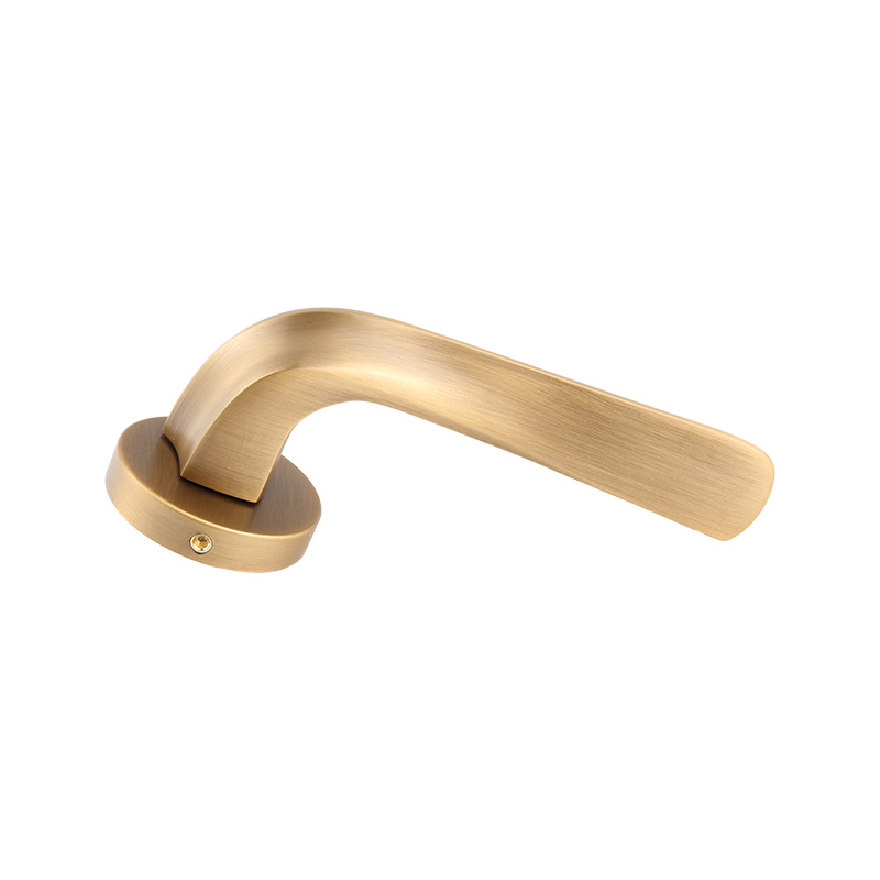 21-308 Simple European style silent lock bedroom door handle