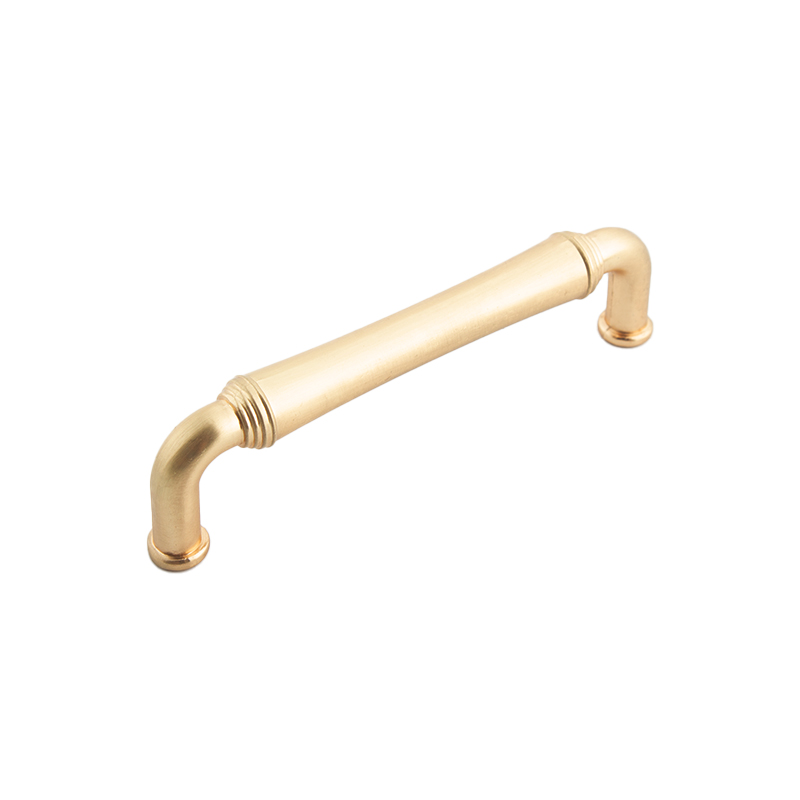 5661 Copper brushed European style simple cabinet drawer door handle