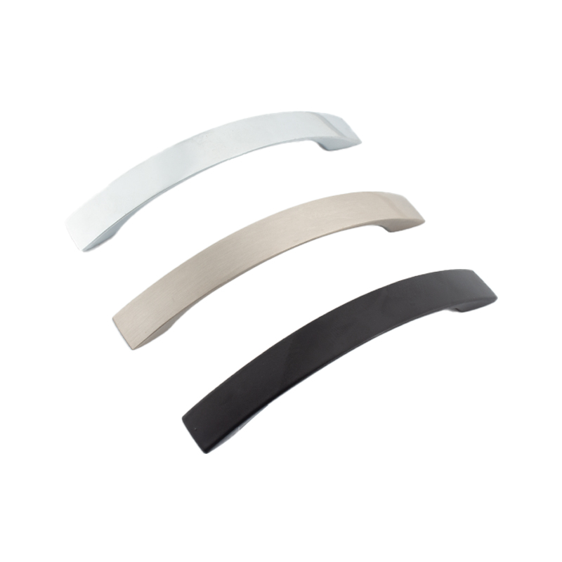 702 American modern simple curved aluminum door handle