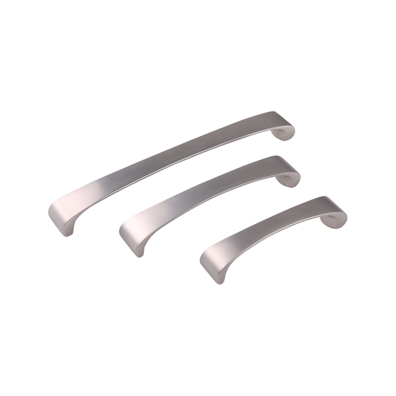 2555 Electroplated wear-resistant zinc alloy exposed drawer door handle