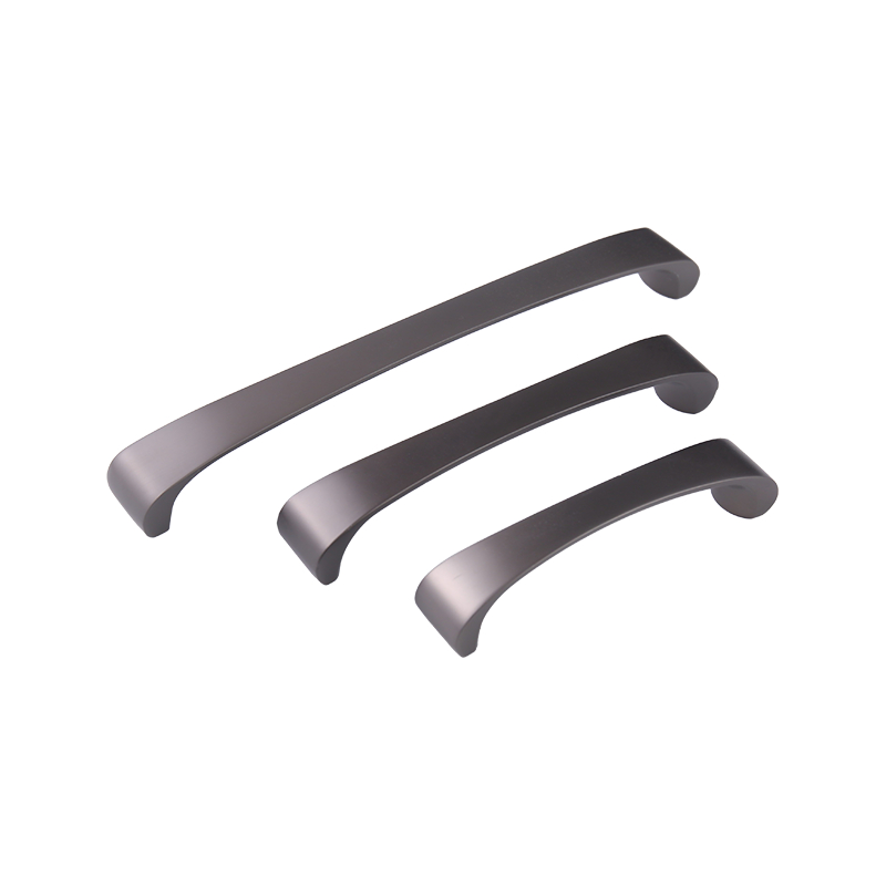 2555 Electroplated wear-resistant zinc alloy exposed drawer door handle