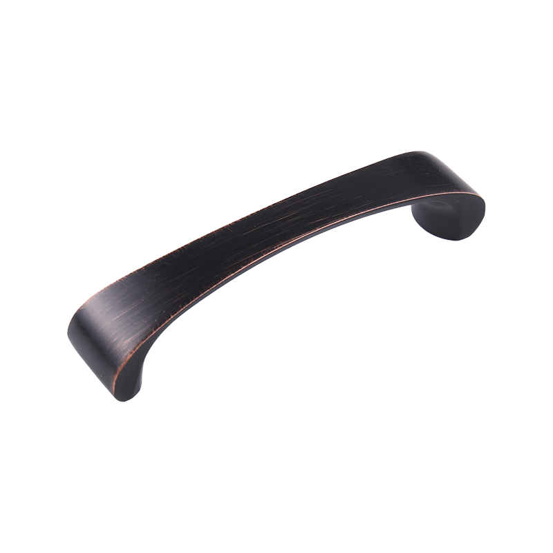 2555 Electroplated wear-resistant zinc alloy exposed drawer door handle