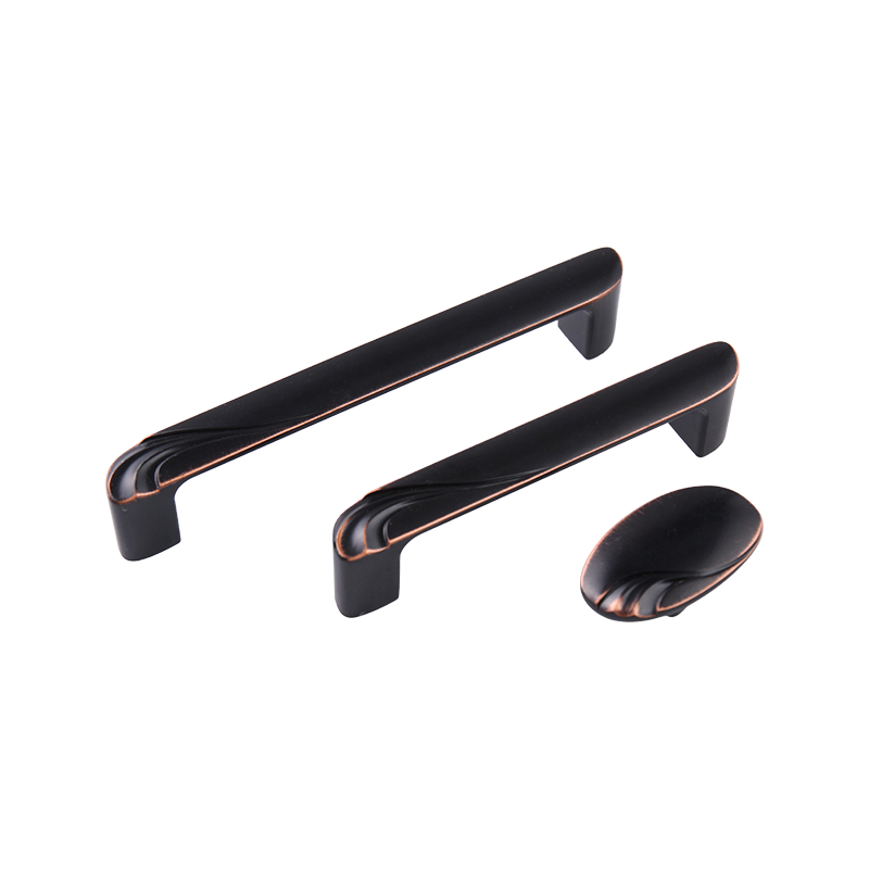 901 Electroplated single hole wardrobe drawer handle