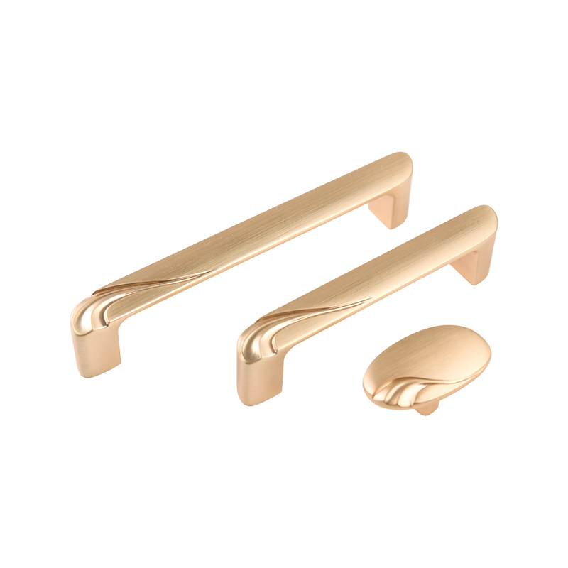 901 Electroplated single hole wardrobe drawer handle