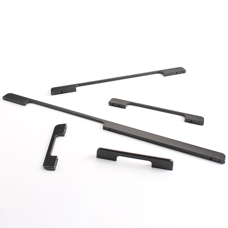 AL1016 simple three-hole elegant black one meter long wardrobe handle