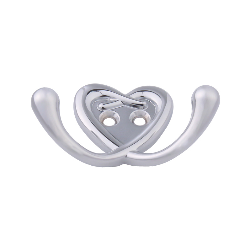 Y105 light luxury heart-shaped zinc alloy coat and hat hook