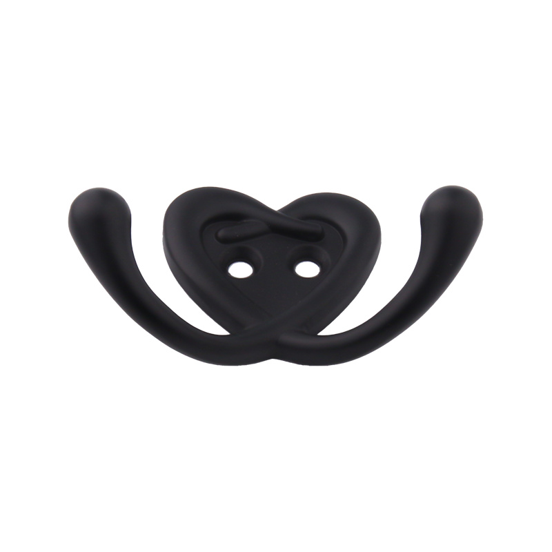 Y105 light luxury heart-shaped zinc alloy coat and hat hook