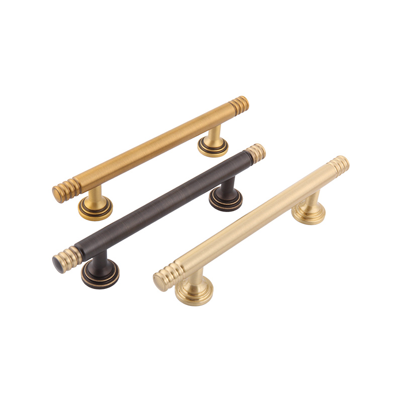 8413 Brass vintage drawer hardware furniture wardrobe handle