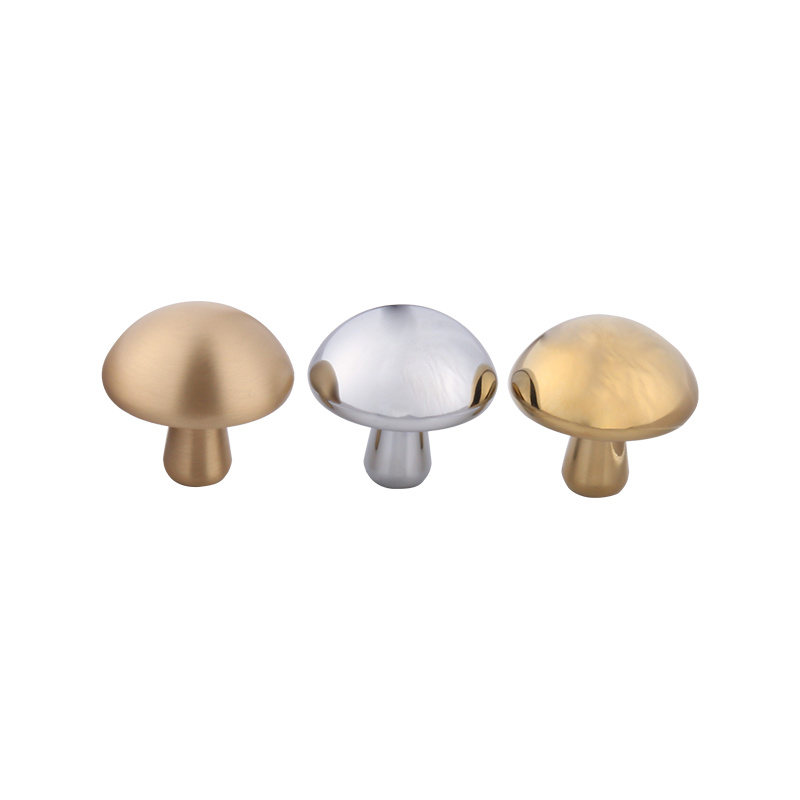 9081 Light luxury French pure copper mushroom round single hole handle